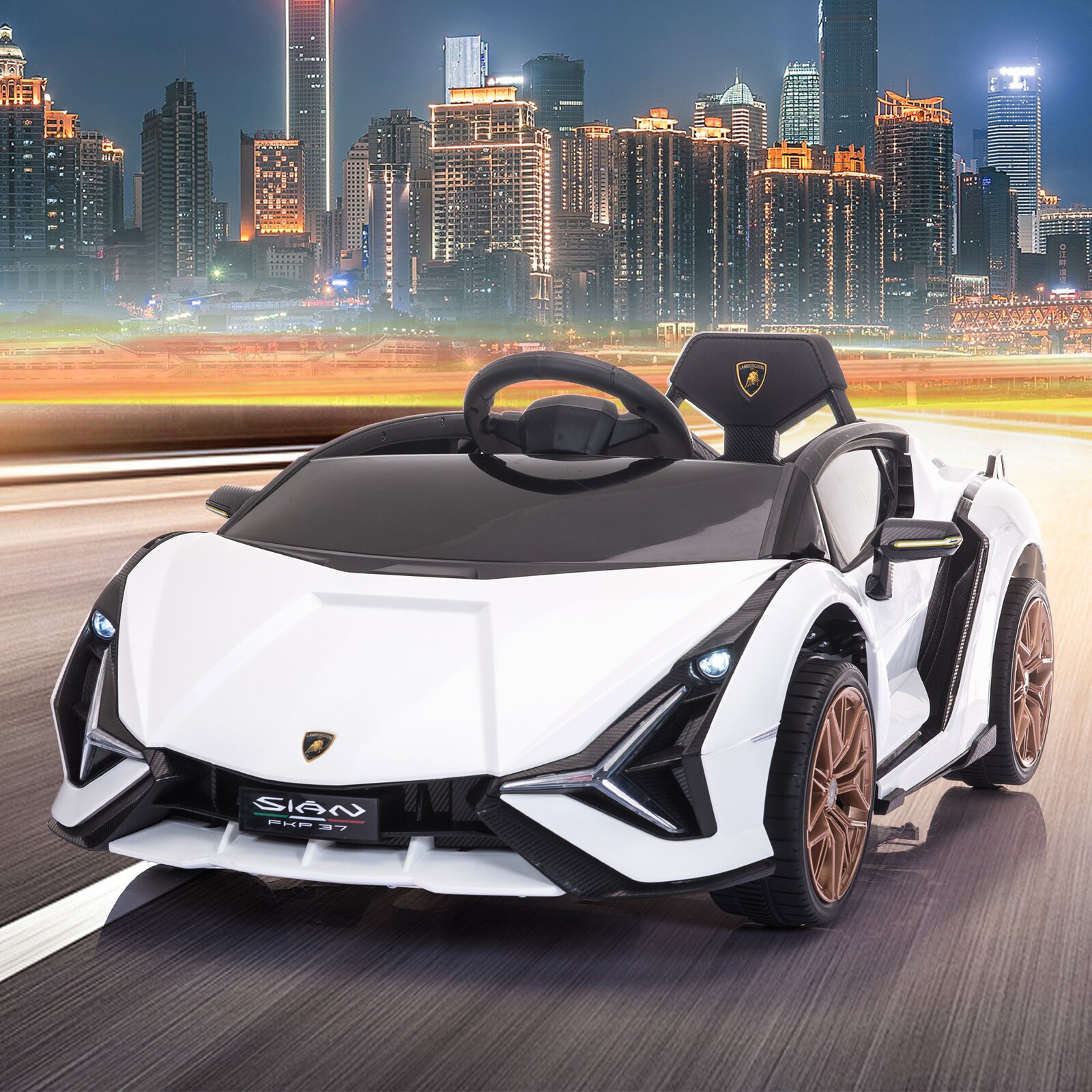 Lamborghini Sian Ride On Car 12V Kids Electric Motorized