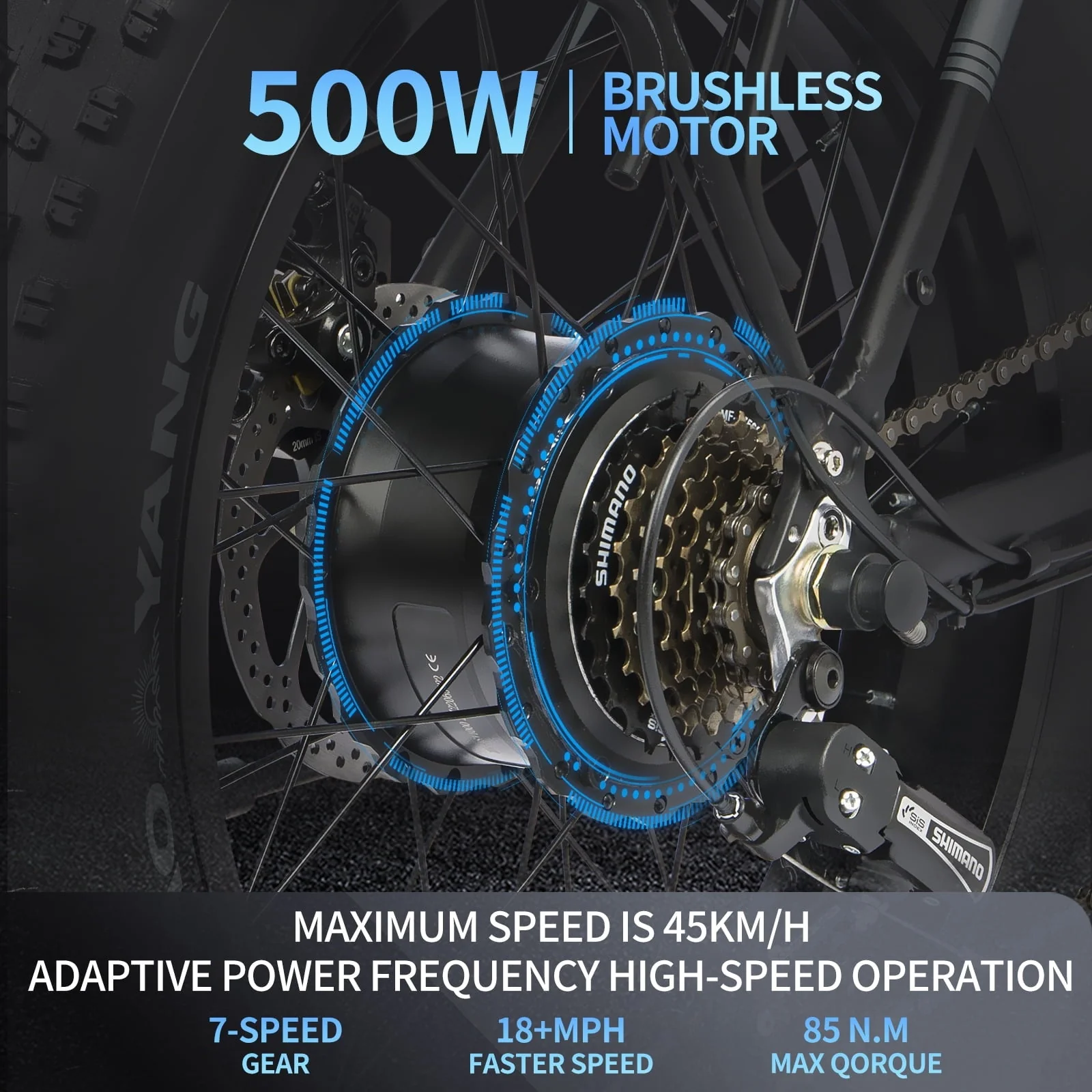 20in Folding Fat Tire Electric Bike, 750W, 48V 14Ah