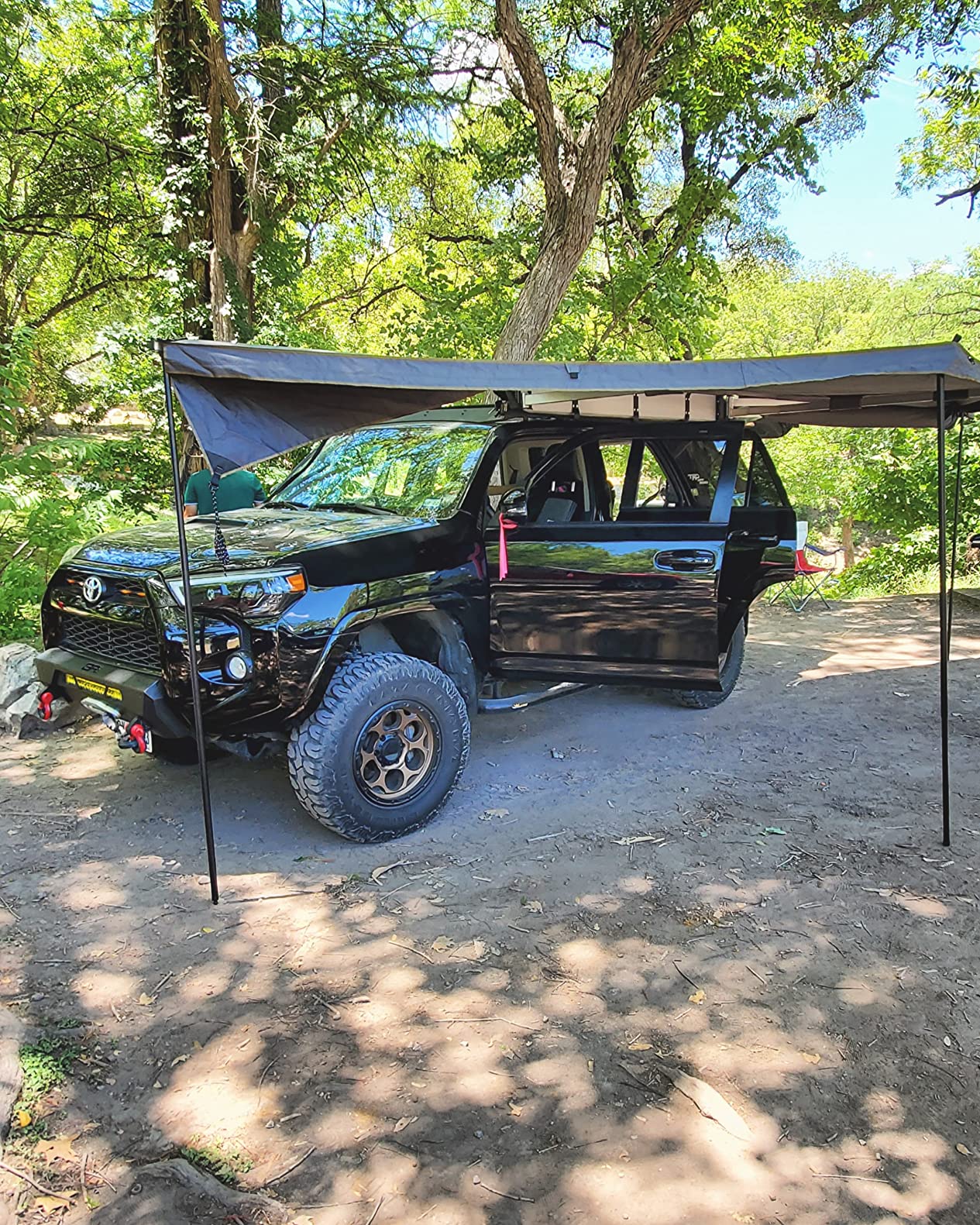 Dark Gray with Black Travel Cover - Driverside