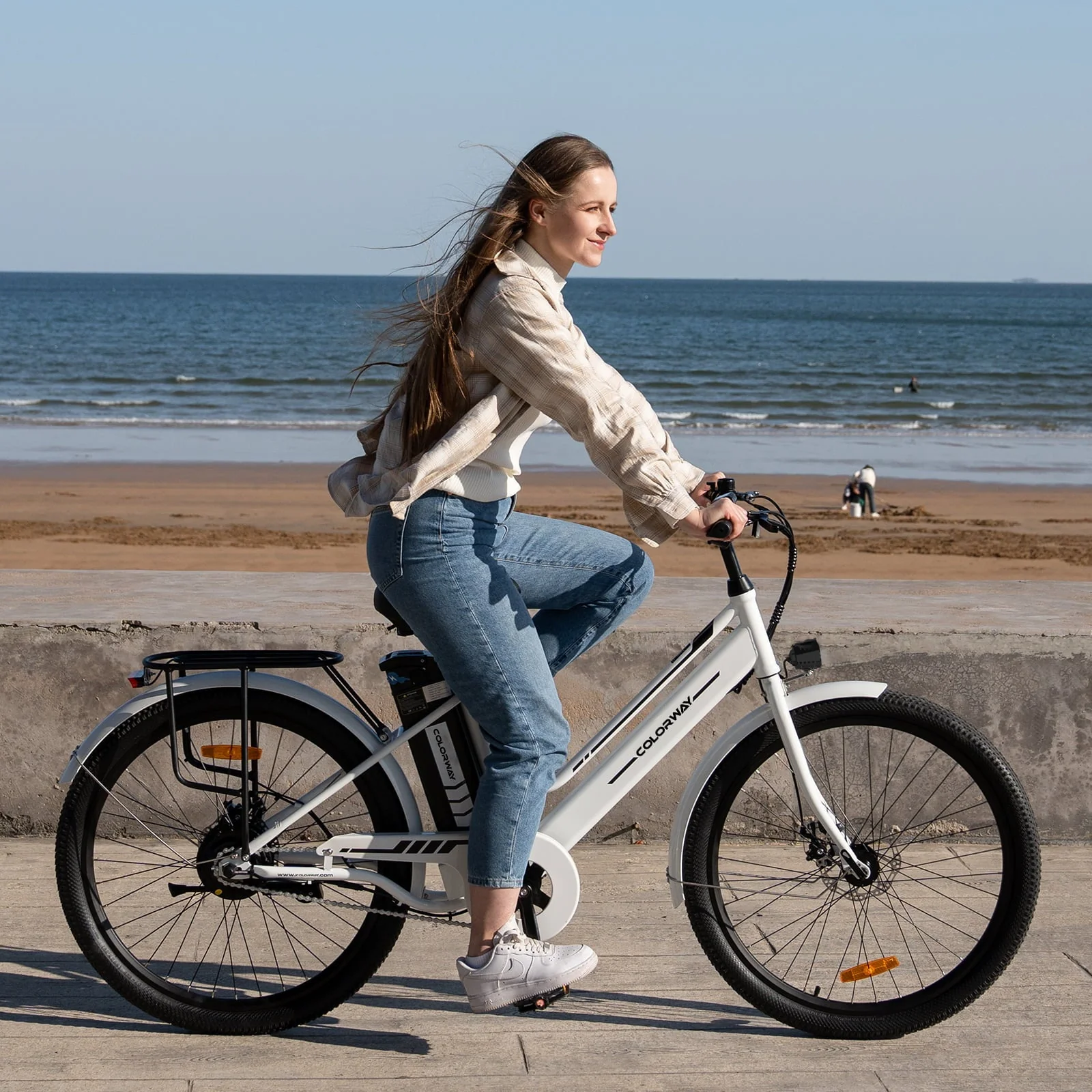 COLORWAY 26in Electric Bike, 500W, 36V 12Ah