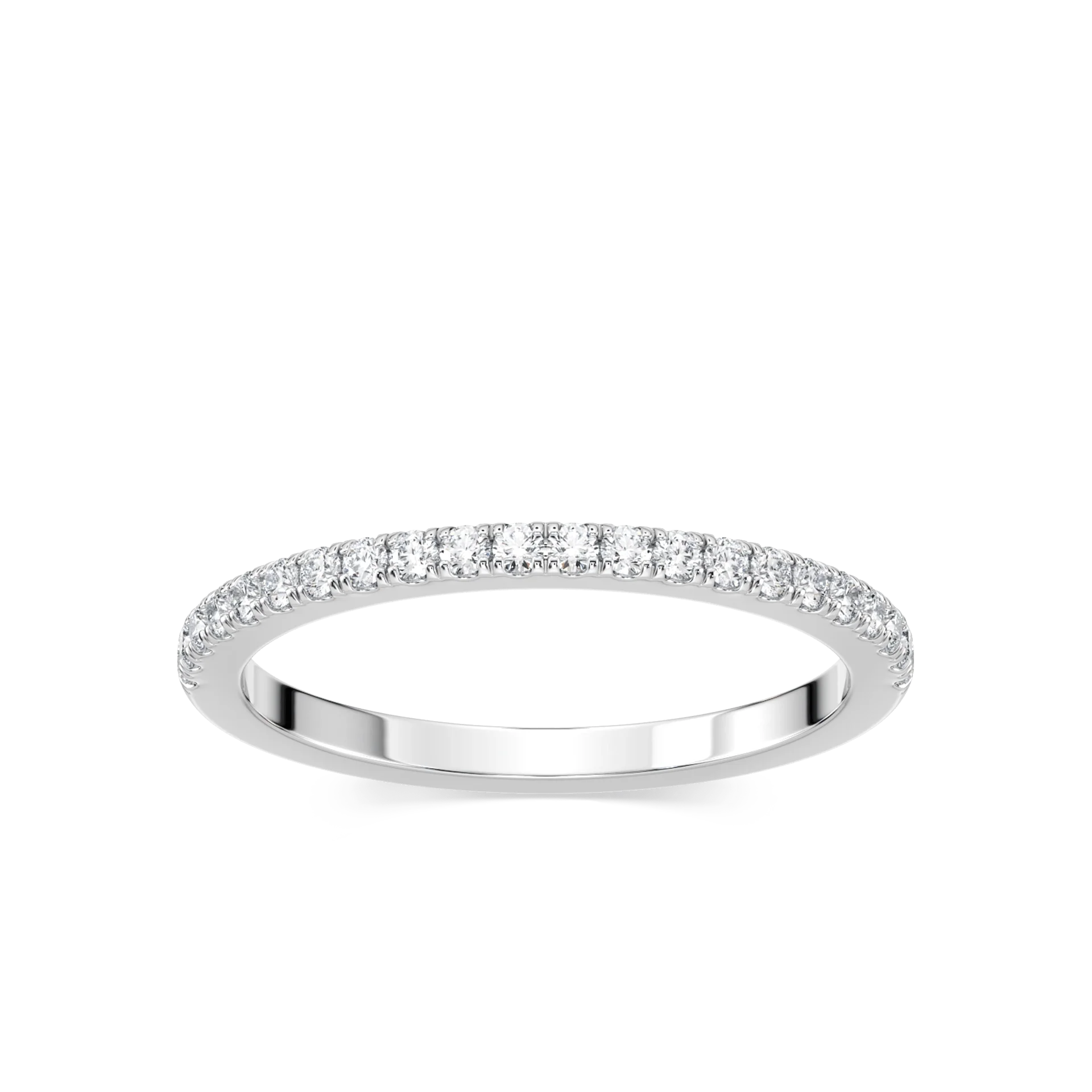 Zoey 1/4 ctw Round Lab Grown Diamond Pave Wedding Band