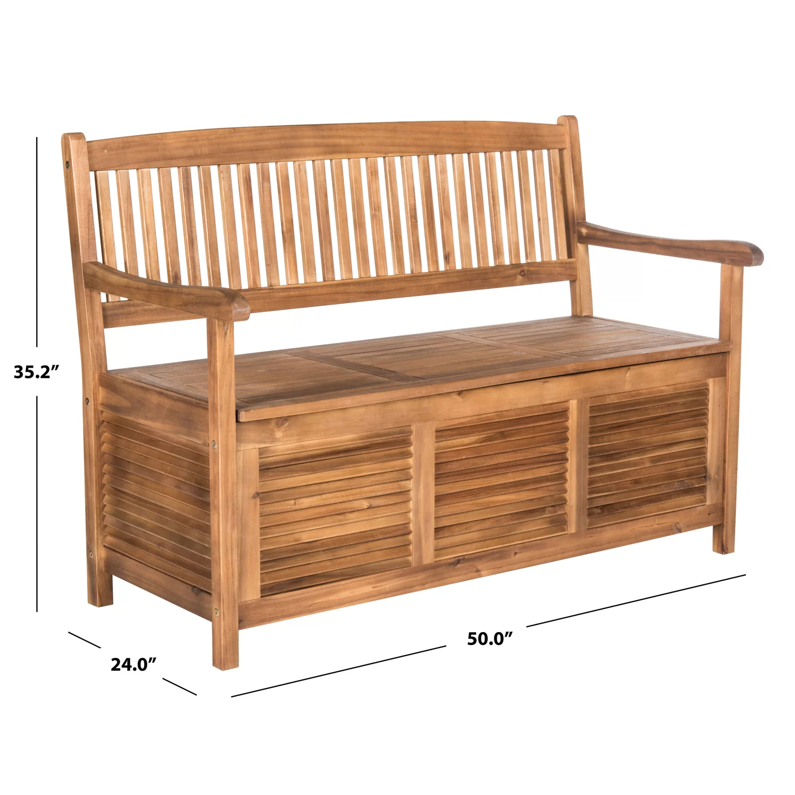 Wooden Storage Bench