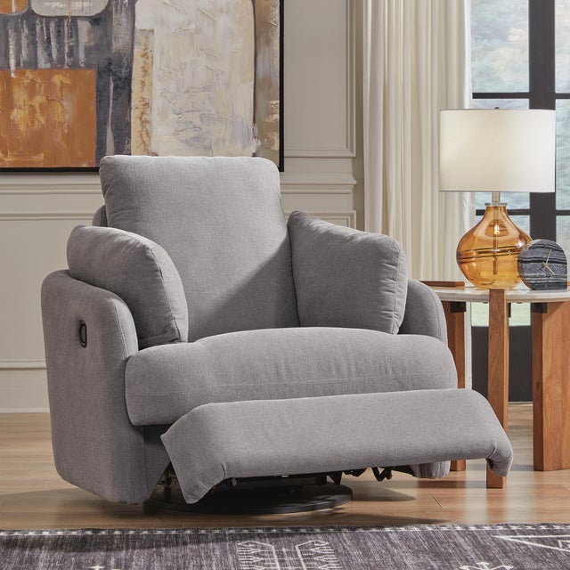 Modmax Next-Gen Nuvella™ Performance Fabric Swivel Glider Recliner