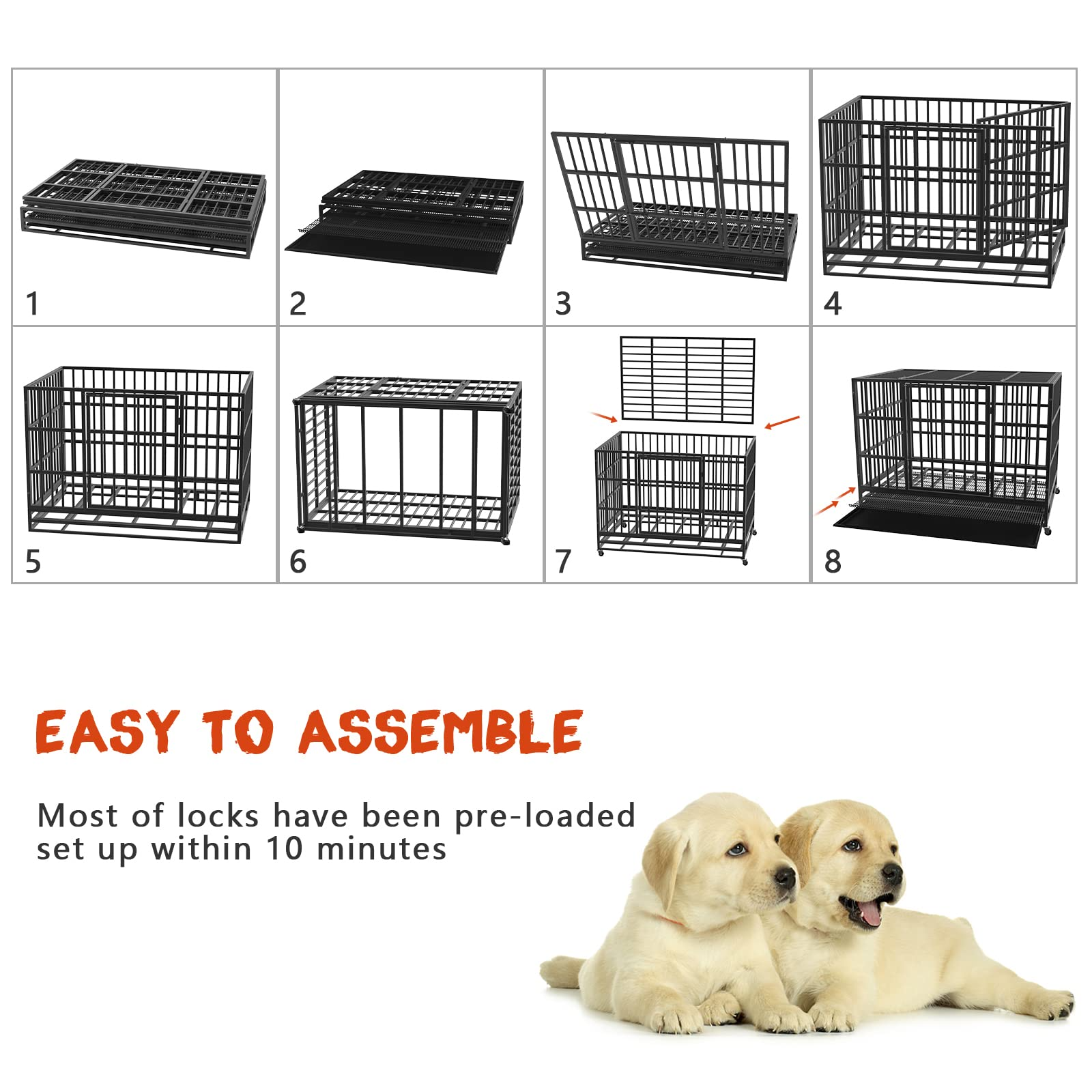 Heavy Duty Dog Crate