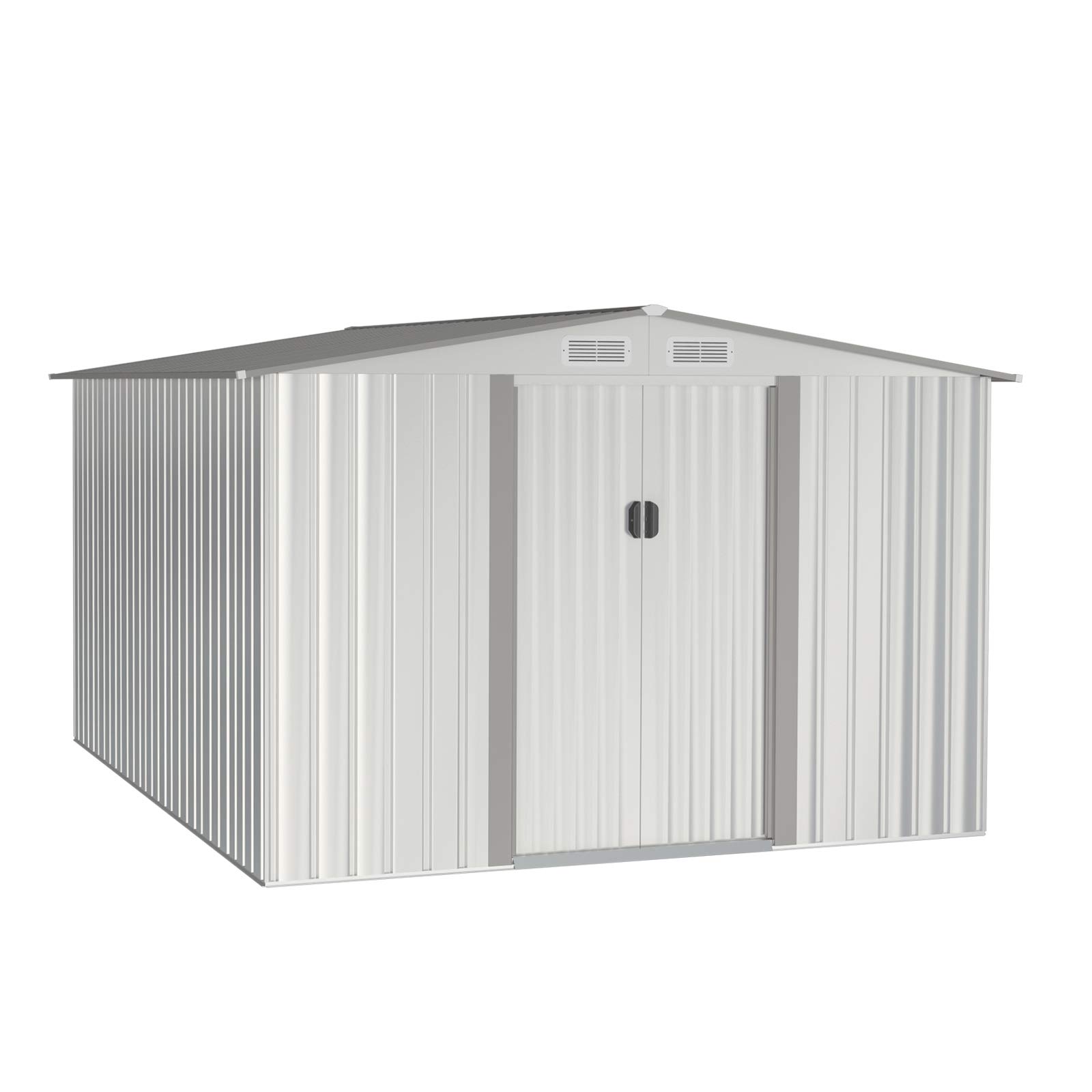 Outdoor Metal Storage Shed withFloor Frame