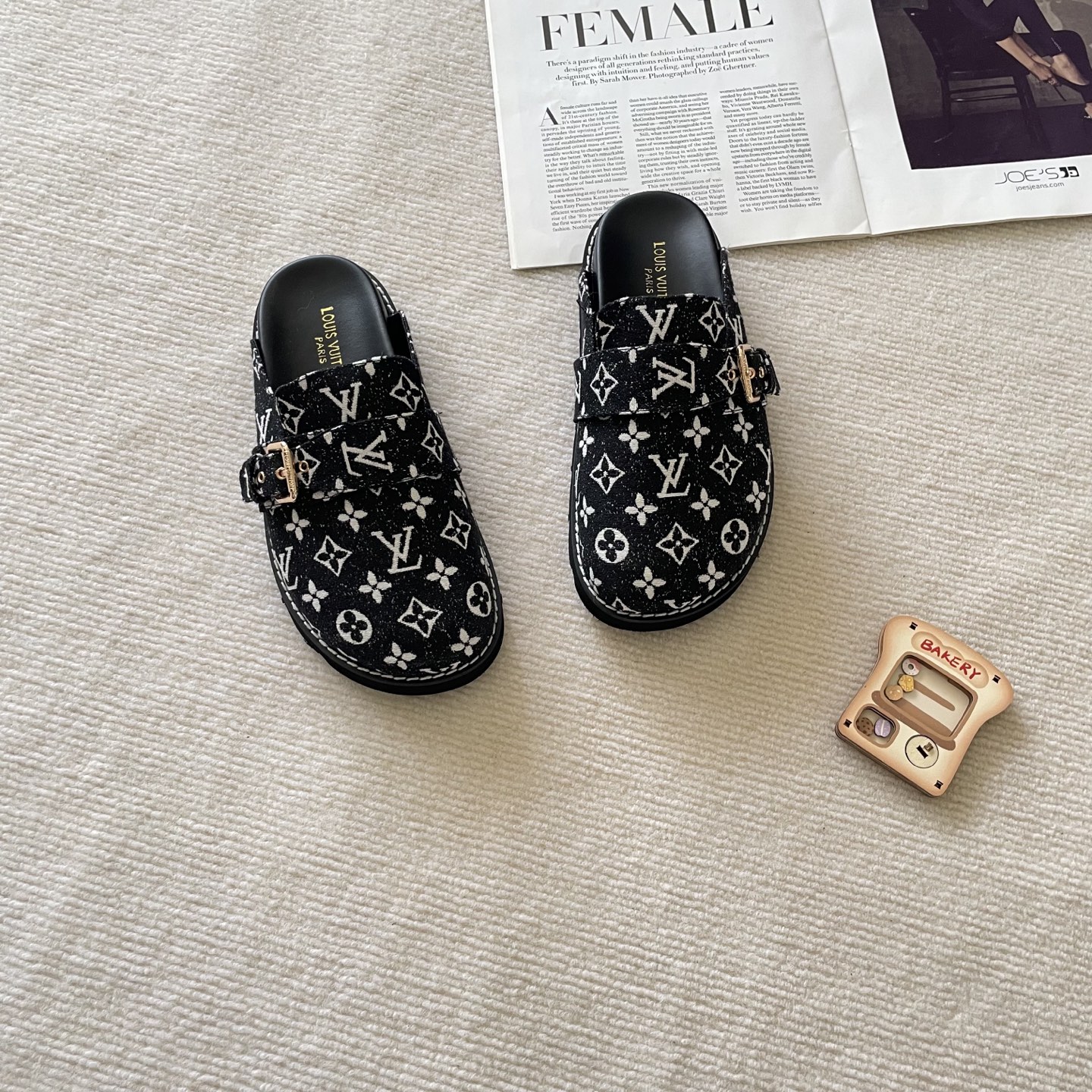 LV LOUIS VUITTON slippers sandles ootd unisex