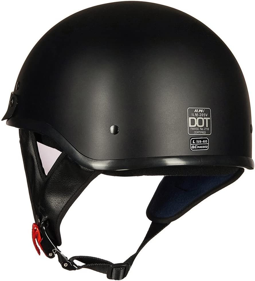 ILM Half Helmet Motorcycle Open Face Sun Visor Quick Release