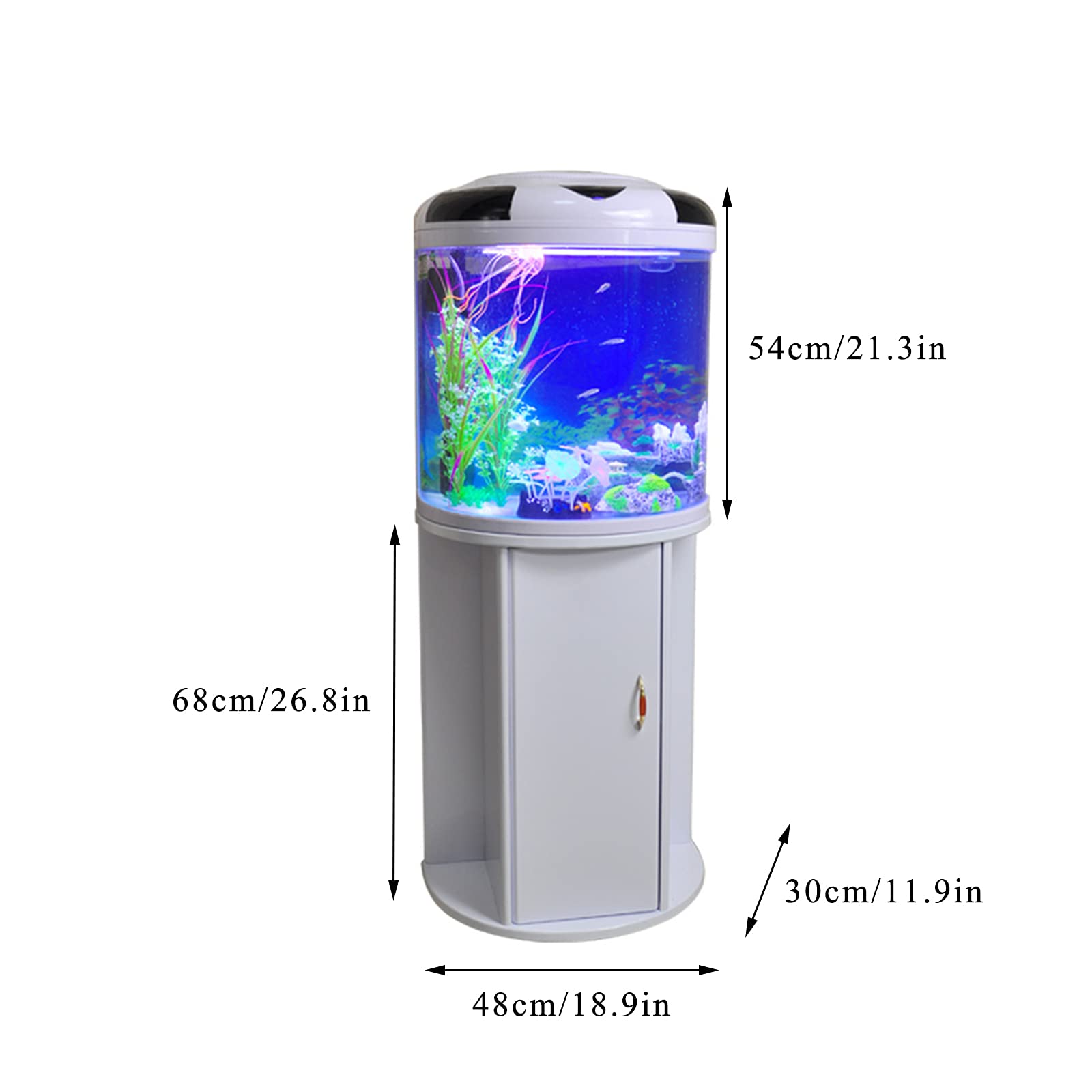 Silent Acrylic Aquarium Office Living Room