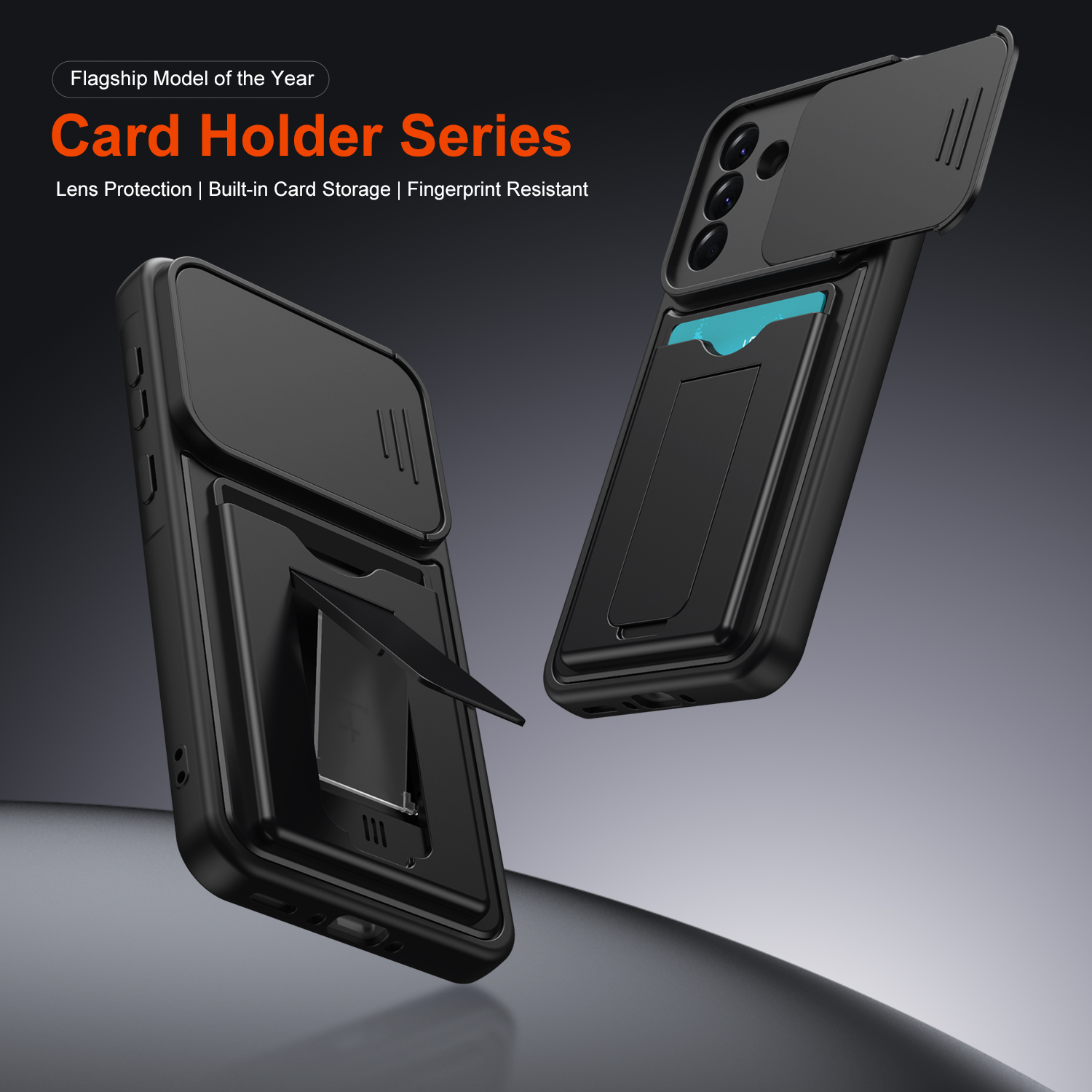 Galaxy A56 Stand & Holder Full Coverage - back view