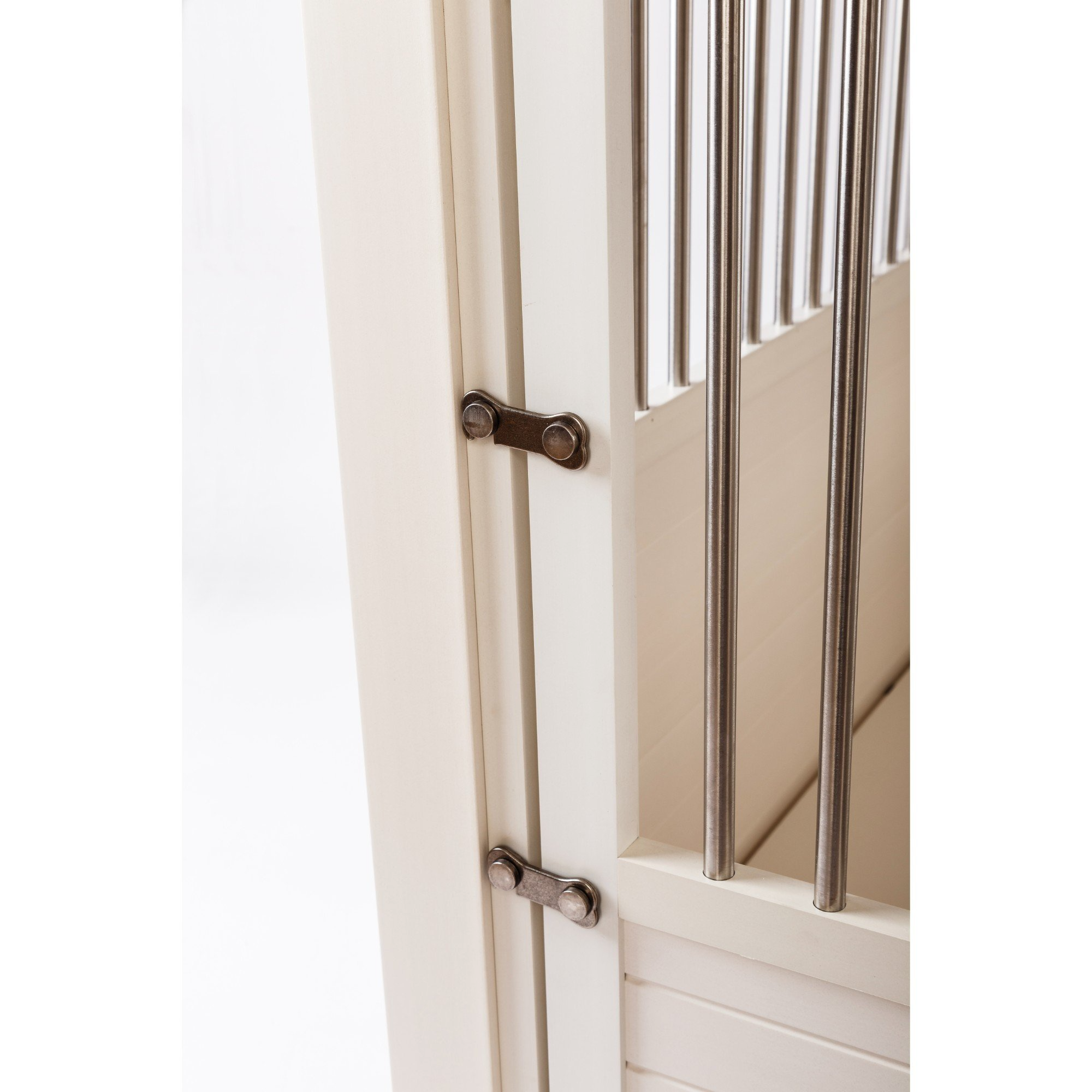 Pet CrateEnd Table, Antique White