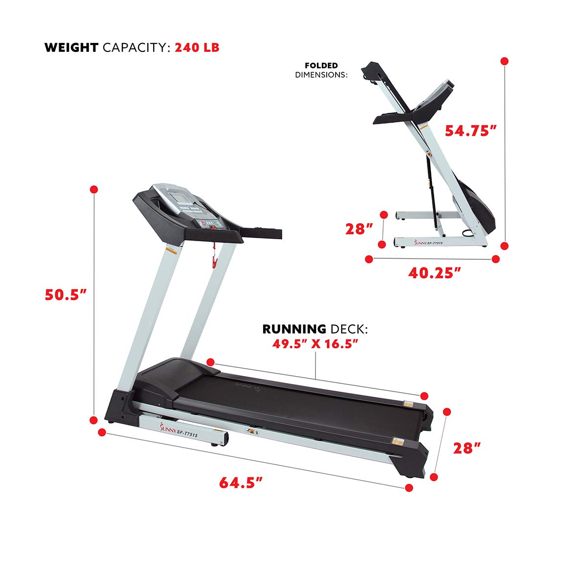 Smart Treadmill with Auto Incline