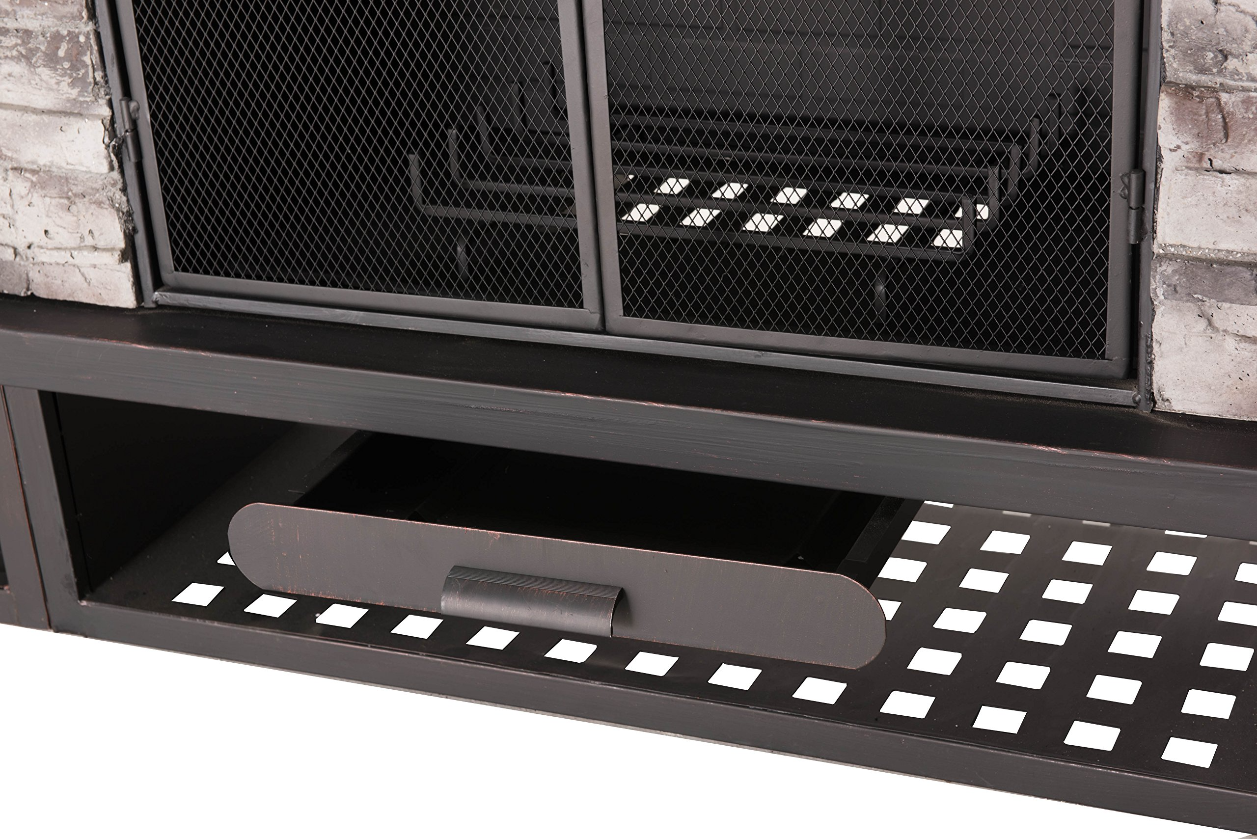 Bel Aire Fireplace Large with Two Table-Flats