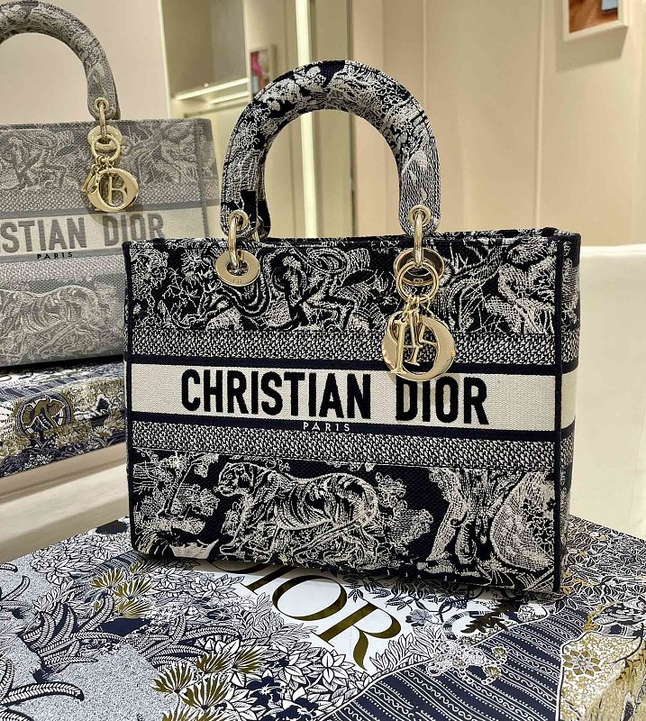 Dior Book Tote Toile De Jouy