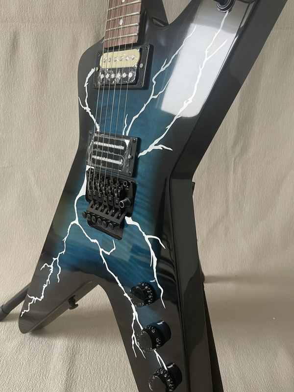 Custom DIME Washburn Dimebag Darrell Signature Model Electric Guitar Dark