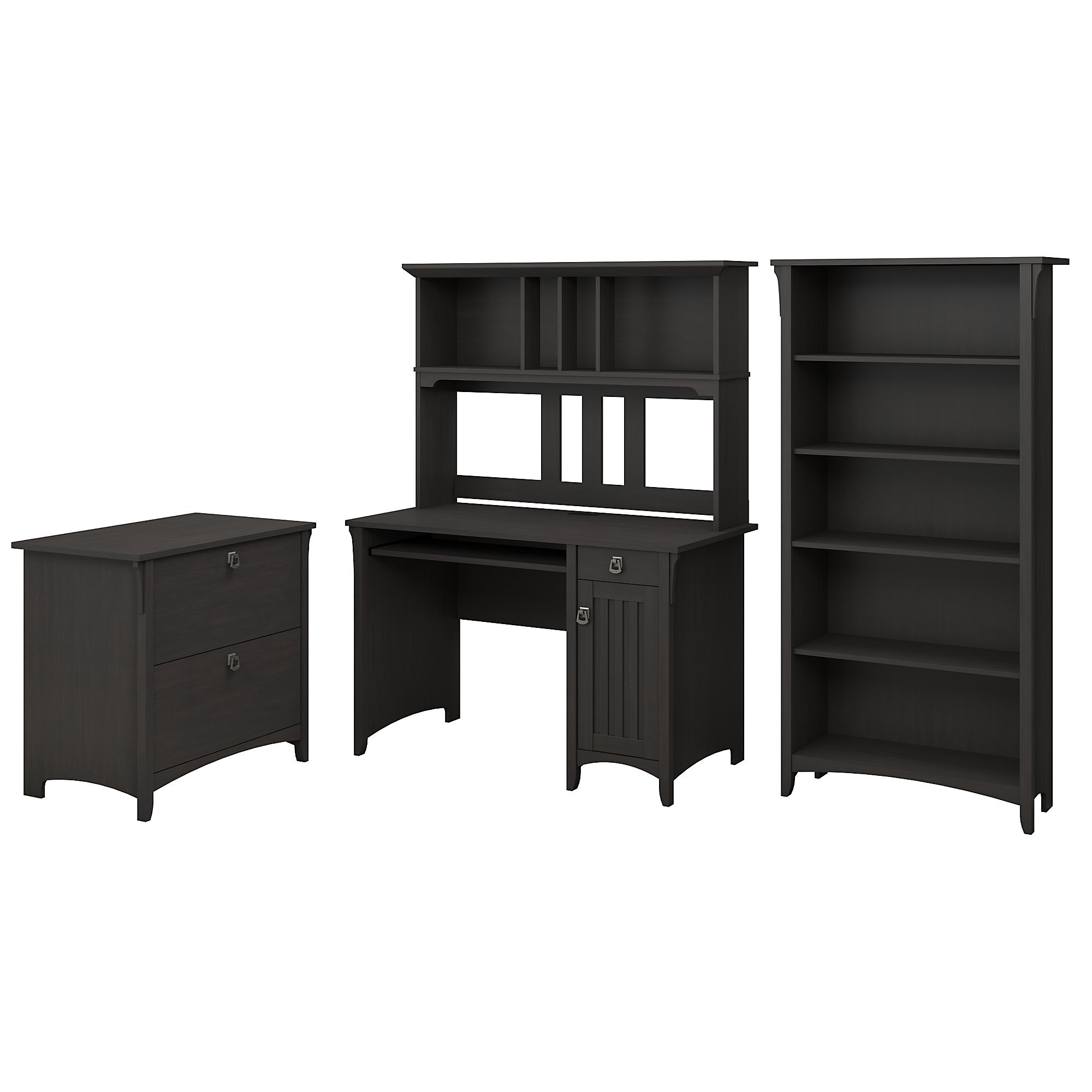 Bush Furniture Salinas Mission Desk with Hutch