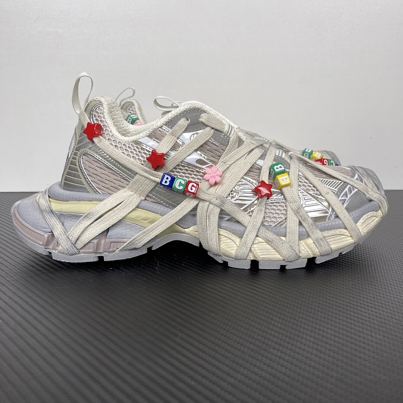 Balenciaga 3XL Spider Strap Charm Light Beige Sneakers