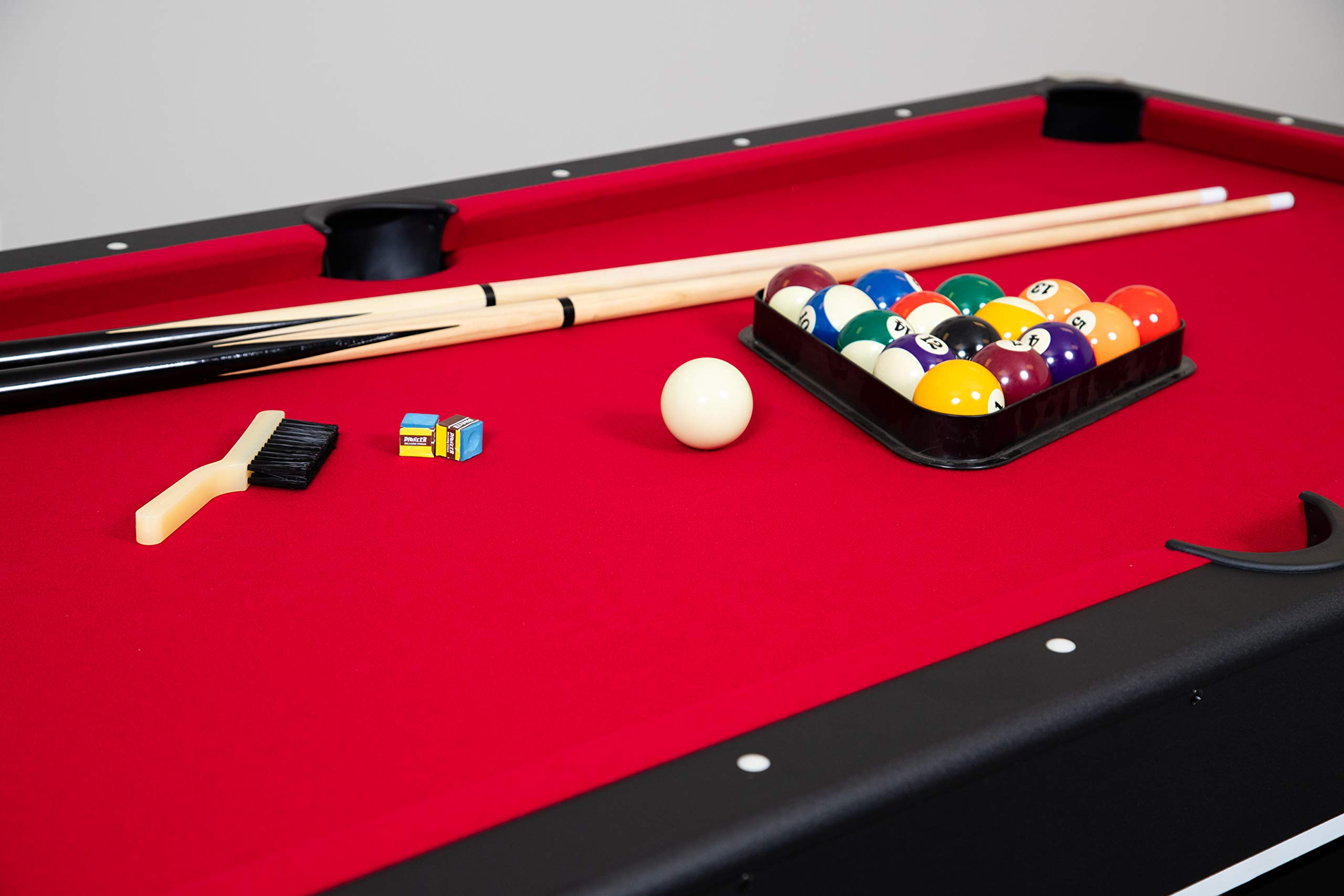 6-Ft Pool & Table Tennis Multigame Table for Family Recreation