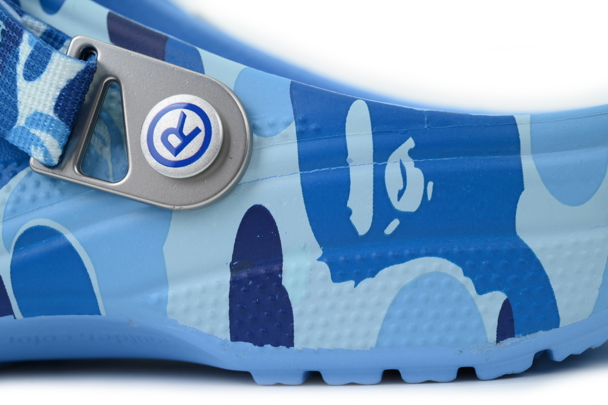 A Bathing Ape BAPE x Crocs Classic Clog ABC Camo Blue
