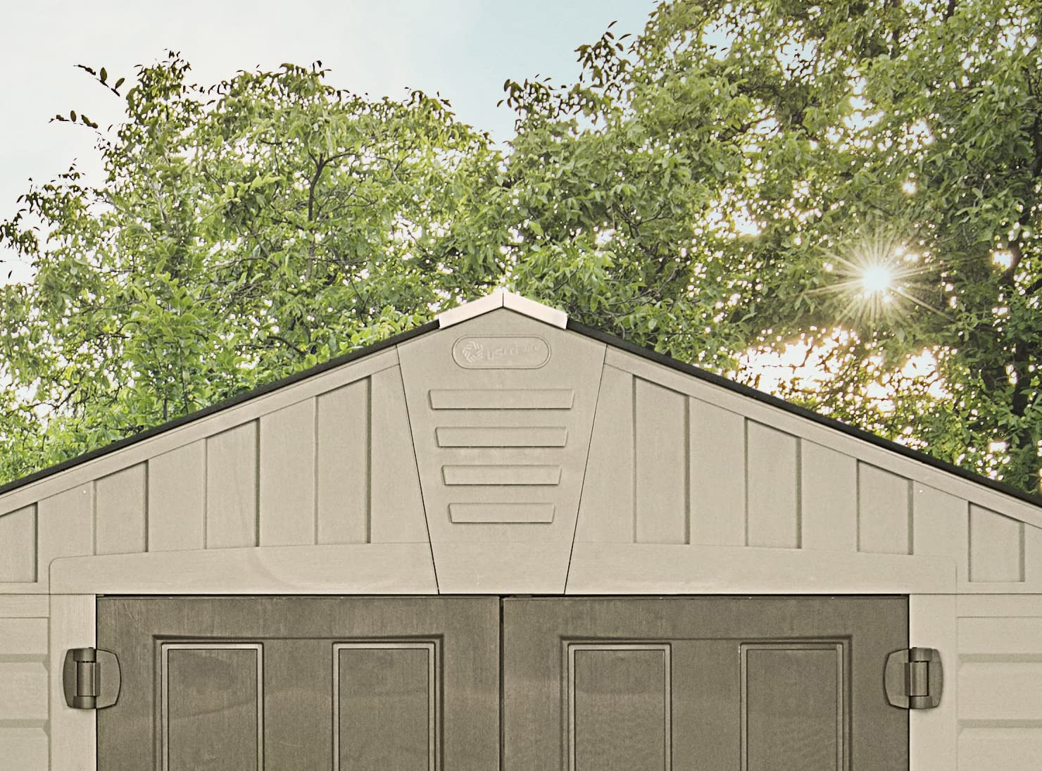 10x8 Large Resin Shed for Patio Furniture