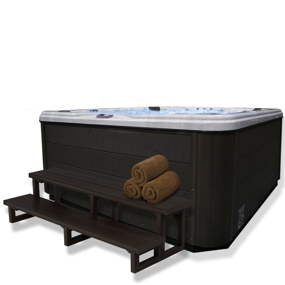 American Spas 7 - Person 56 - Jet Acrylic Square Hot Tub with