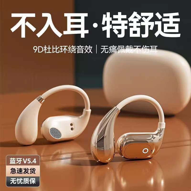 Wireless Earphones Bluetooth Earphone - back view