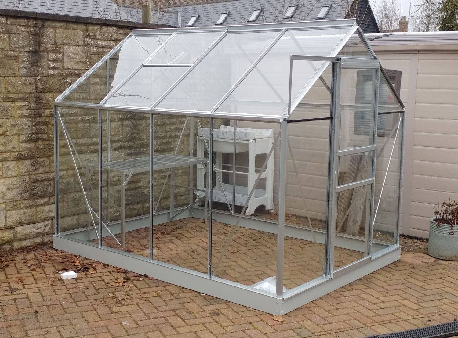Vitavia 8x6 Venus 5000 Greenhouse - Horticultural Glass