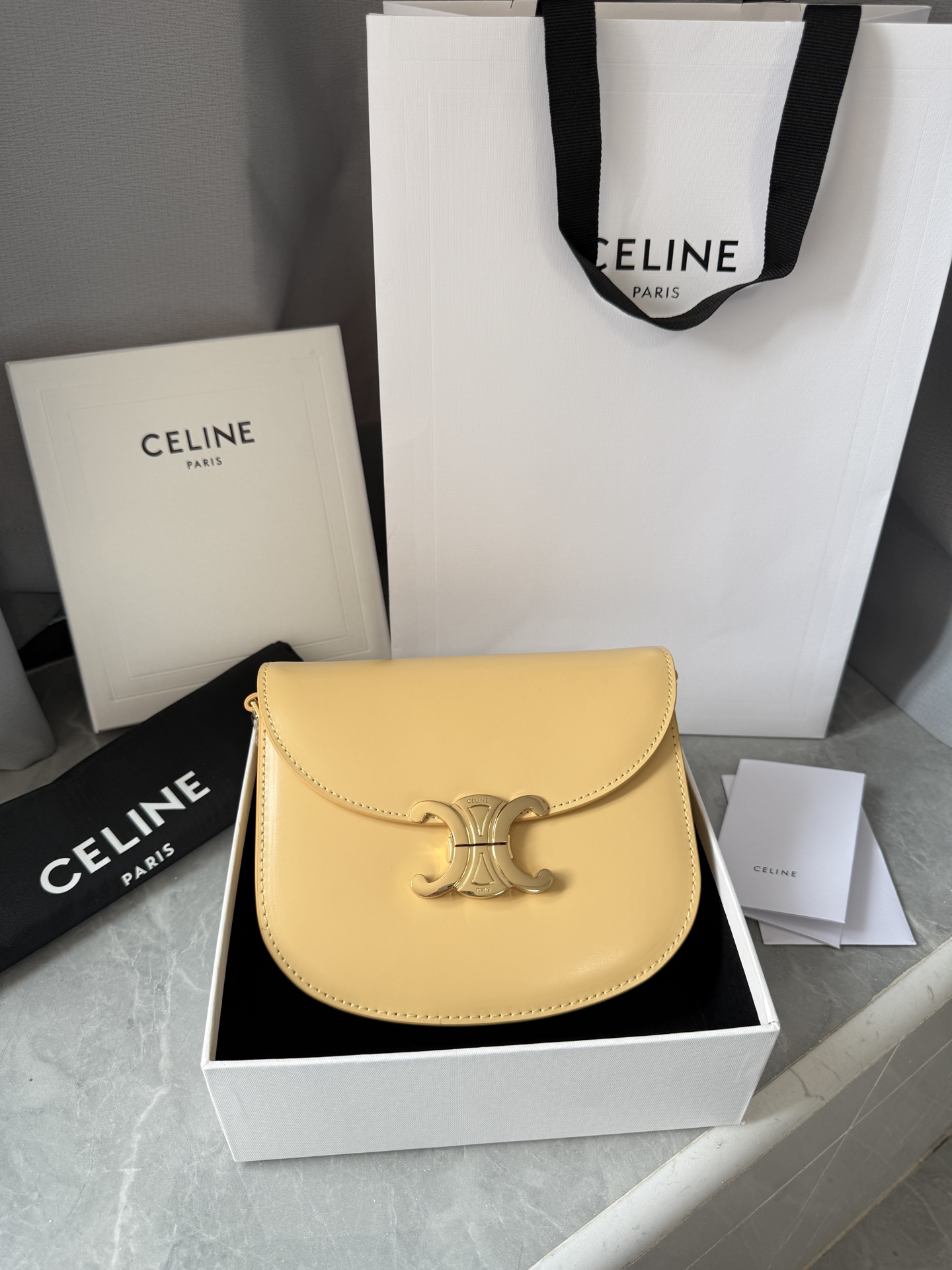 Celine Besace Triomphe Shoulder Bag