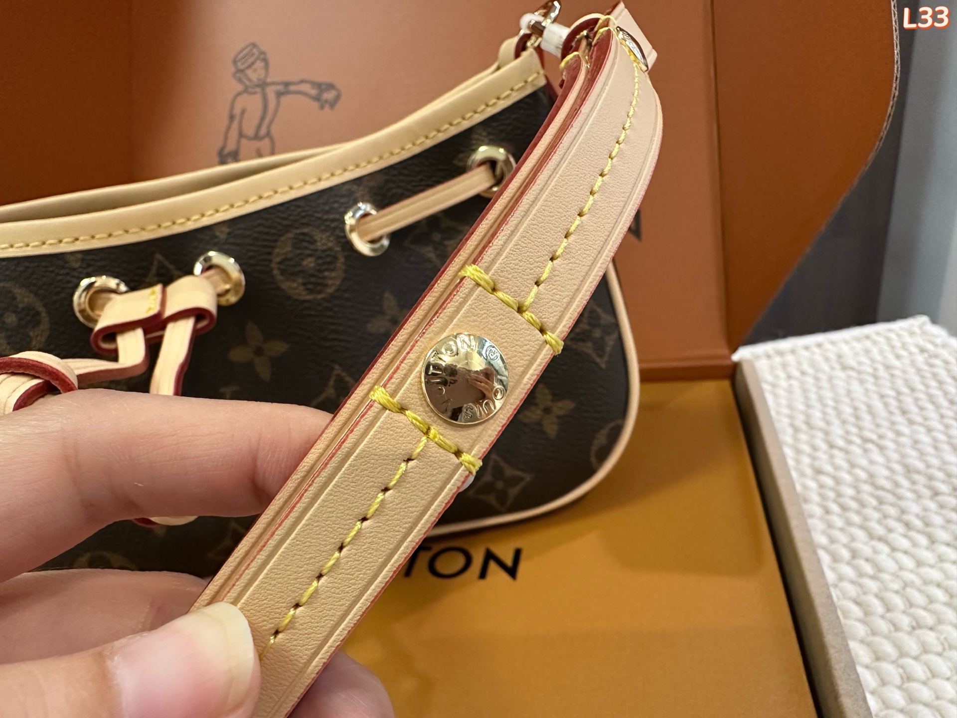 LV underarm bag