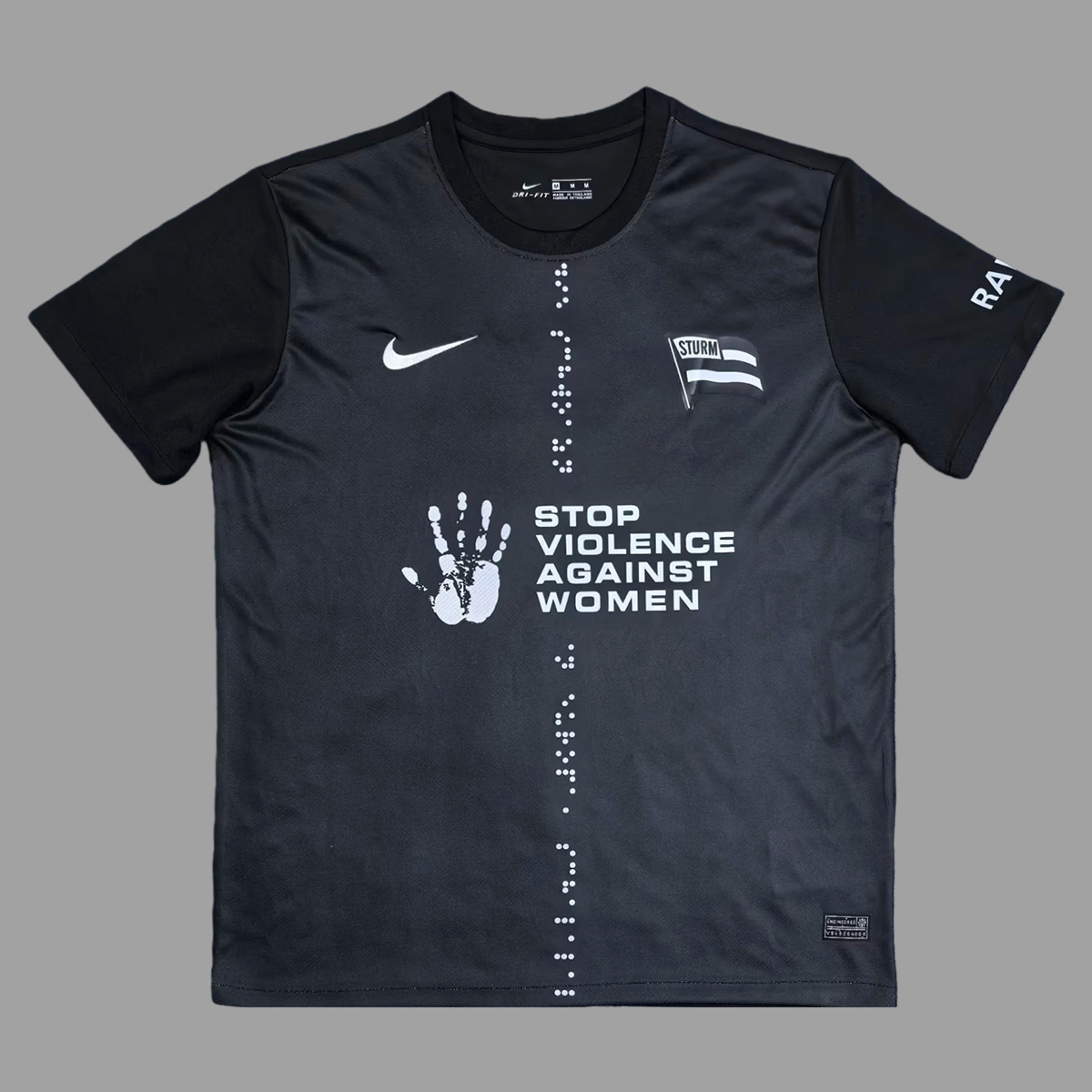 25-26 Sturm Graz Stop Violence Against Women Special Version Jersey