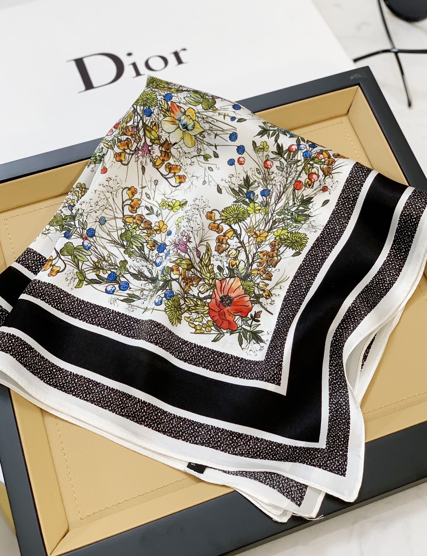 Dior Square Scarf Style 001