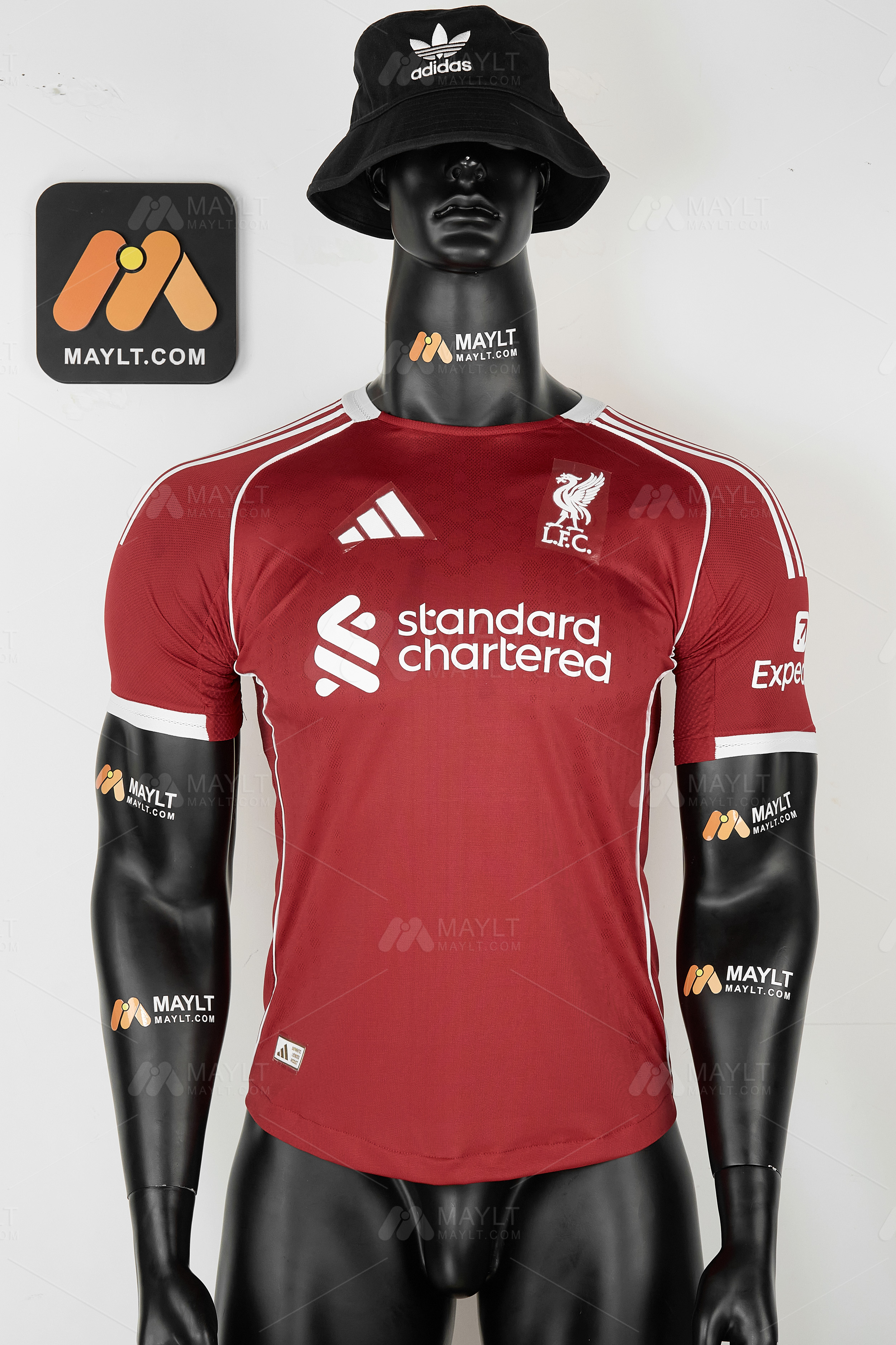 2025/26 Liverpool Adidas Home Soccer Jersey CB PRL MN