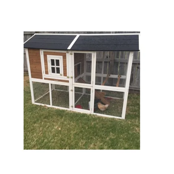 Shanae Walk In Chicken Coop with Chicken Run For Up To 8 Chickens