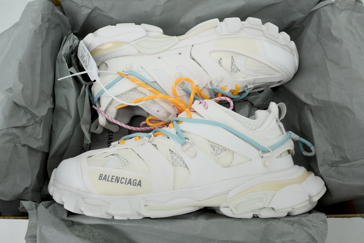 Balenciaga Track Trail Lace White Red 800592 WTEHK 0123