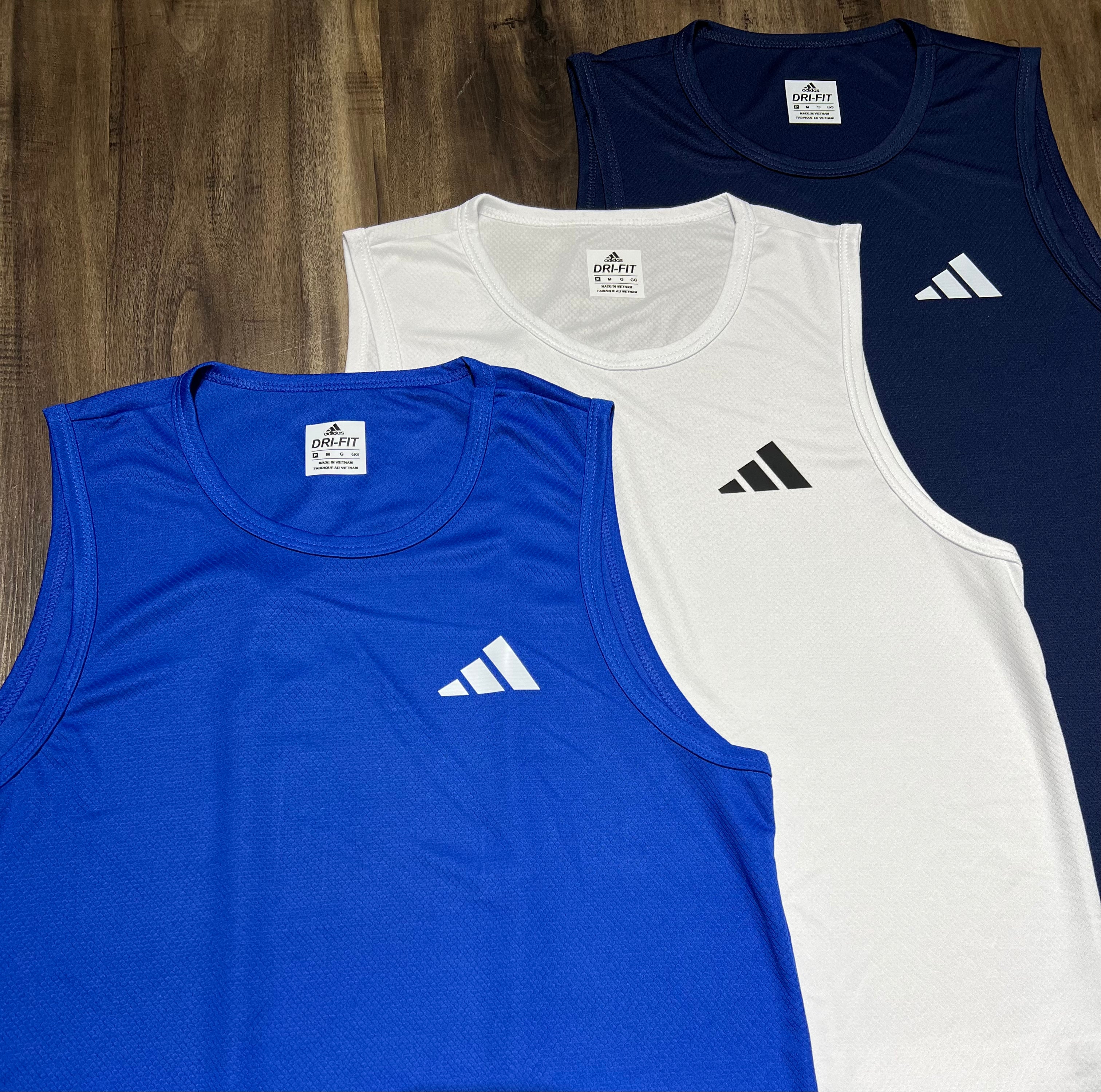 Kit com 3 regatas  dri-fit