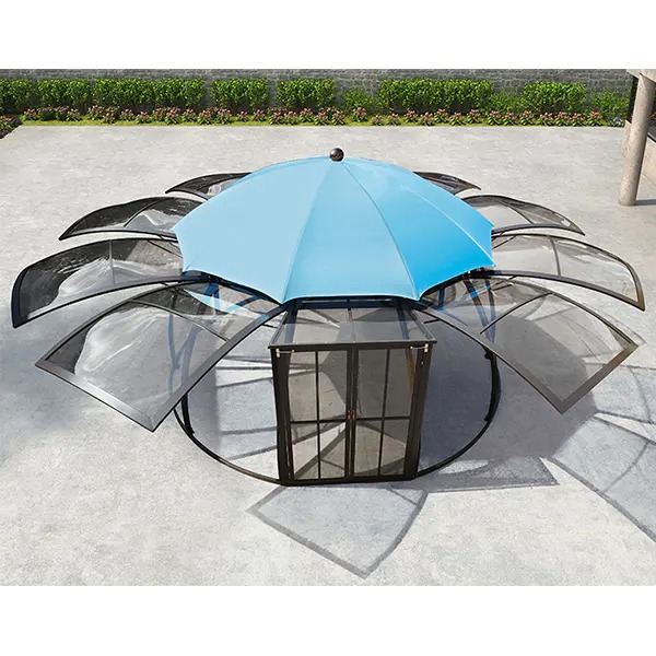 Outdoor sun room tent shade villa