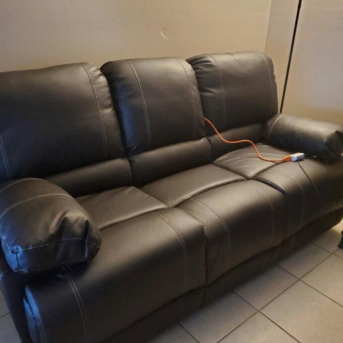 Edgar 81'' Vegan Leather Sofa