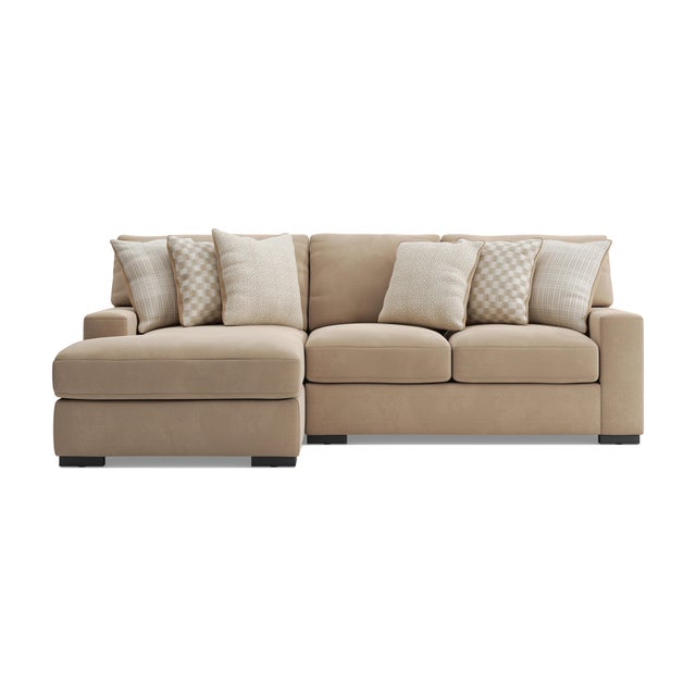 Larce 2-Piece Next-Gen Nuvella™ Performance Fabric Sofa Chaise