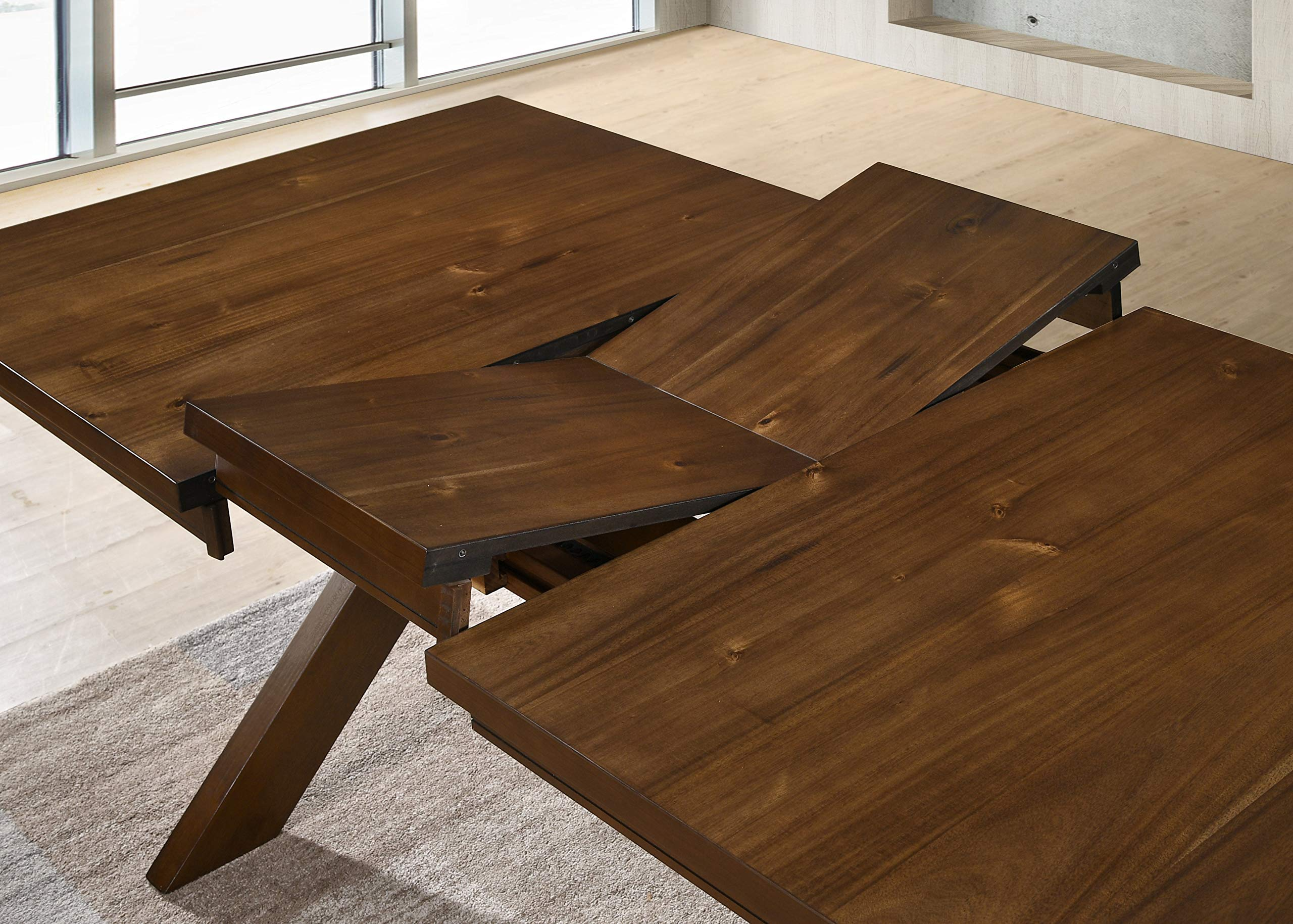 9-Piece Solid Wood Dining Set with Table & 8 Chairs