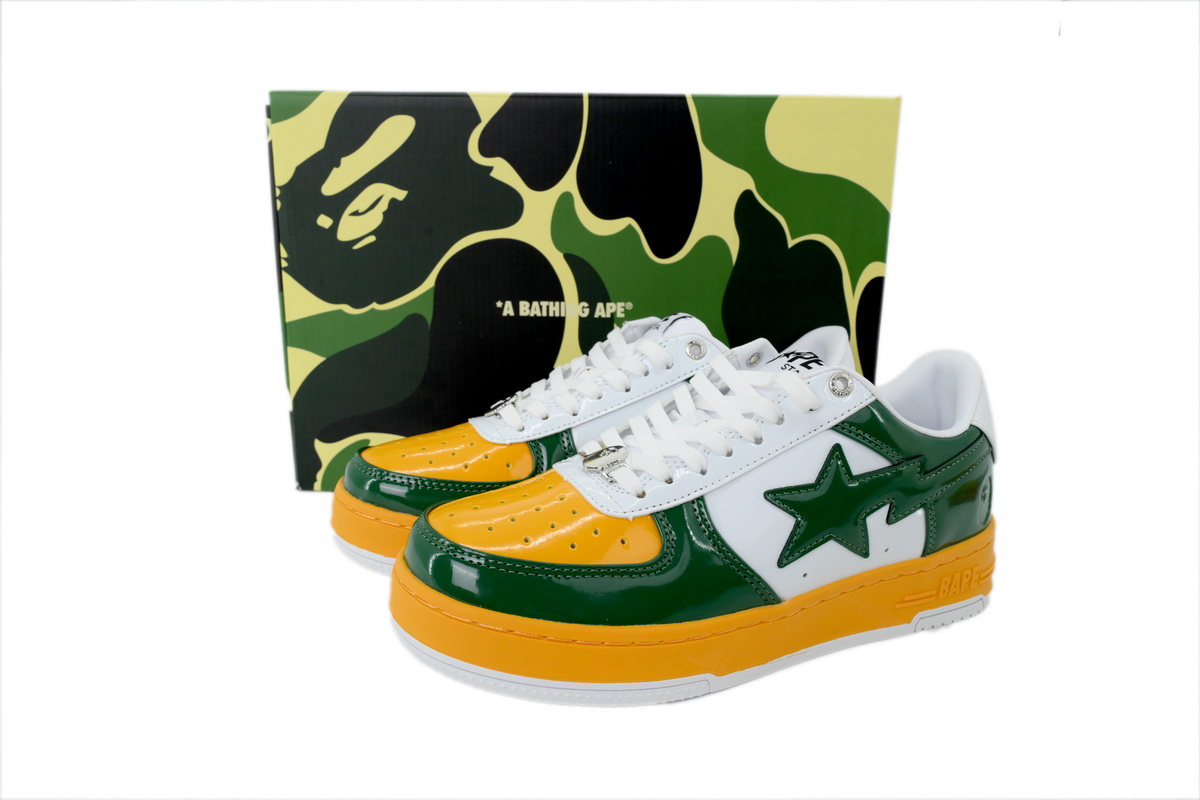 A BATHING APE BAPE Grey Yellow Green OZXSHM327911Q