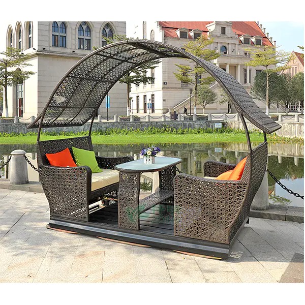 Outdoor Swing Rocking Chair Balcony Table & Chair Rattan Chair