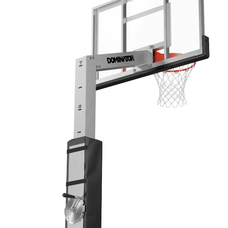 Dominator Inground Basketball Hoop - Adjustable Basketball Goal