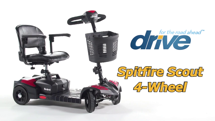 Drive Medical Drive Medical Scout Compact Travel Power Scooter