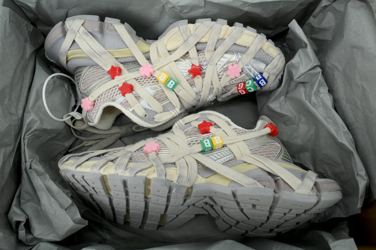 Balenciaga 3XL Sneaker Eggshell Multico 778697 W3XBD 9188