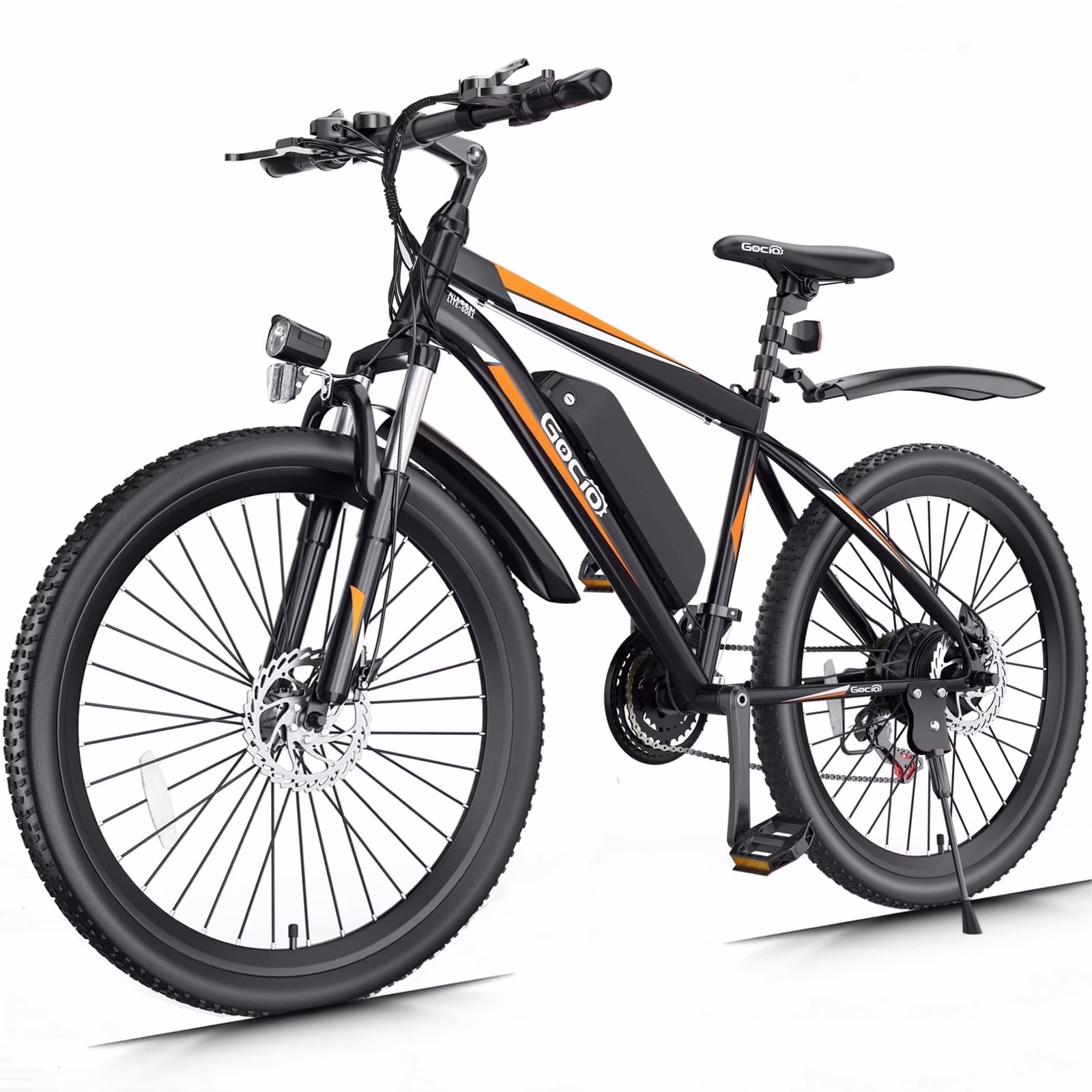 Gocio 26in Electric Mountain Bike, 500W, 48V 375Wh, 21-Speed