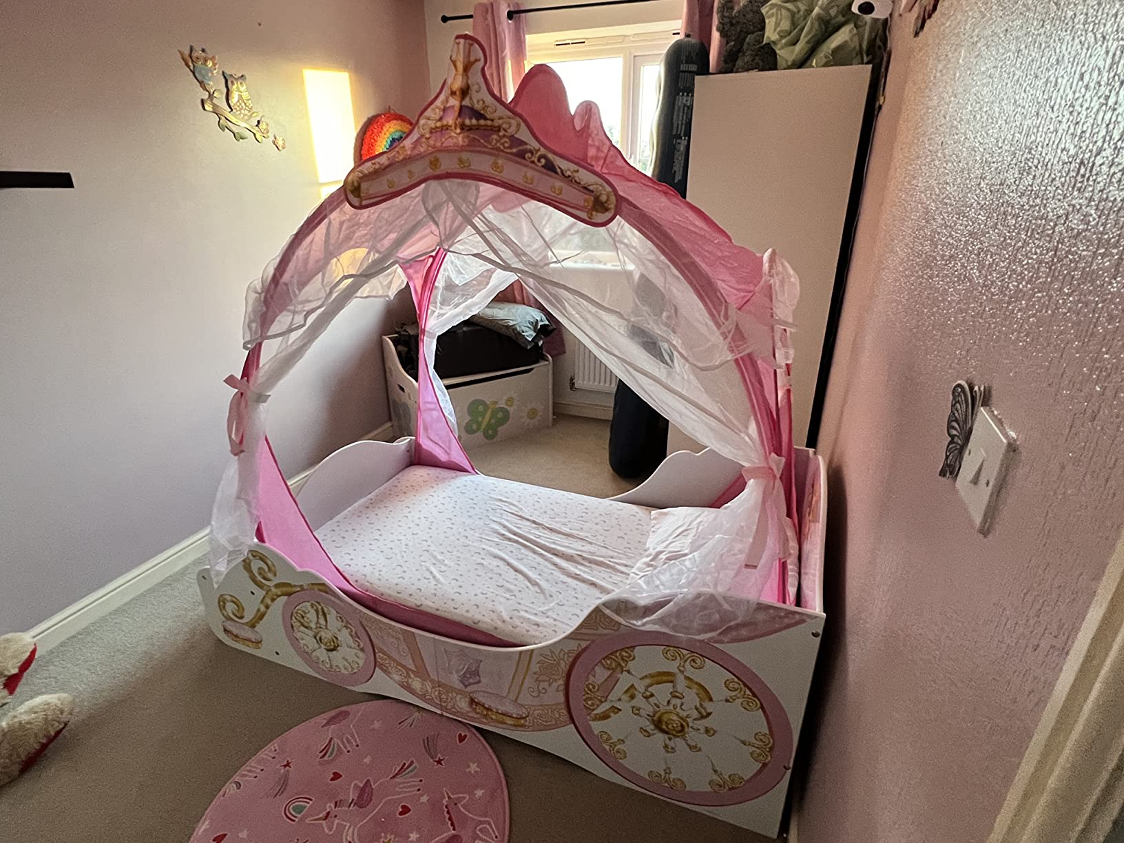 Princess Carriage Kids Toddler Bed by HelloHome