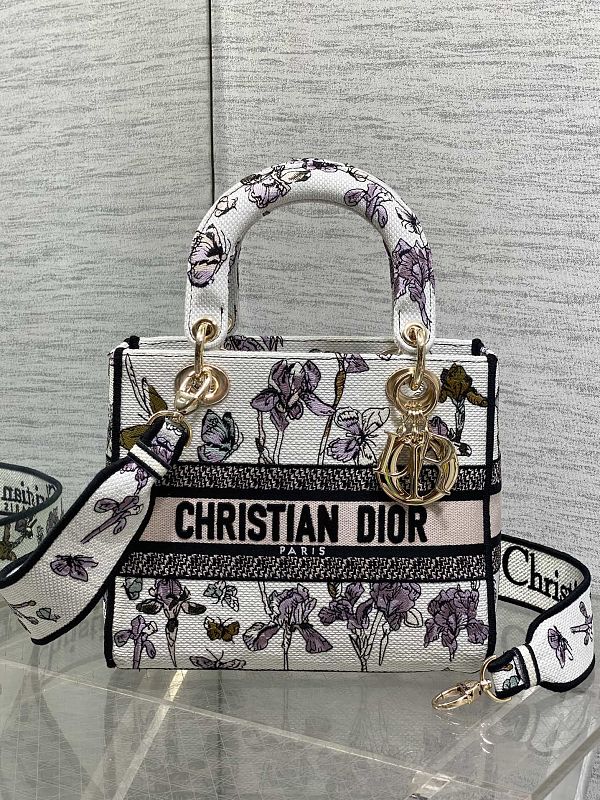 Dior Lady D-Lite Bag Purple Iris