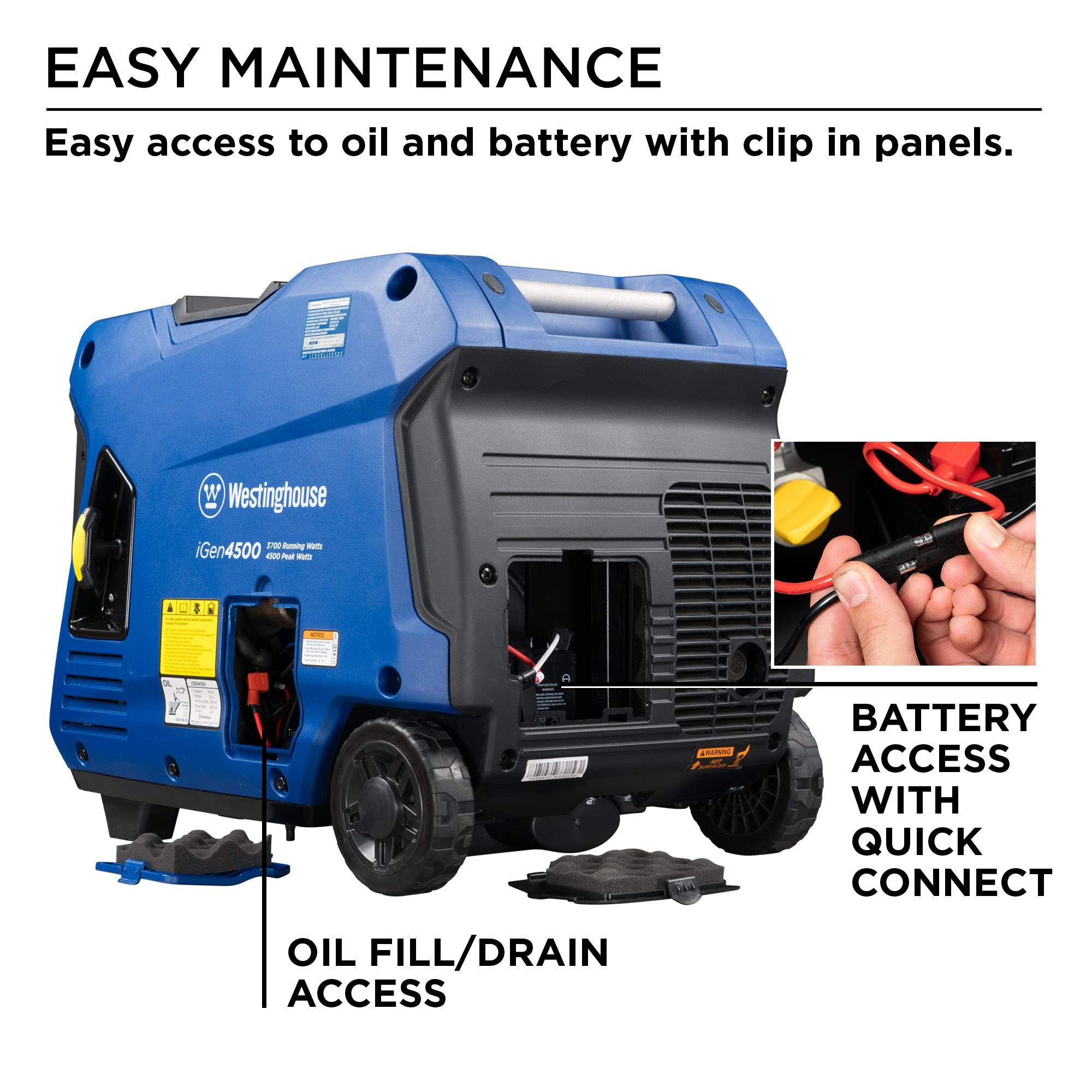 Westinghouse 4500 Watt Super Quiet Portable Inverter Generator