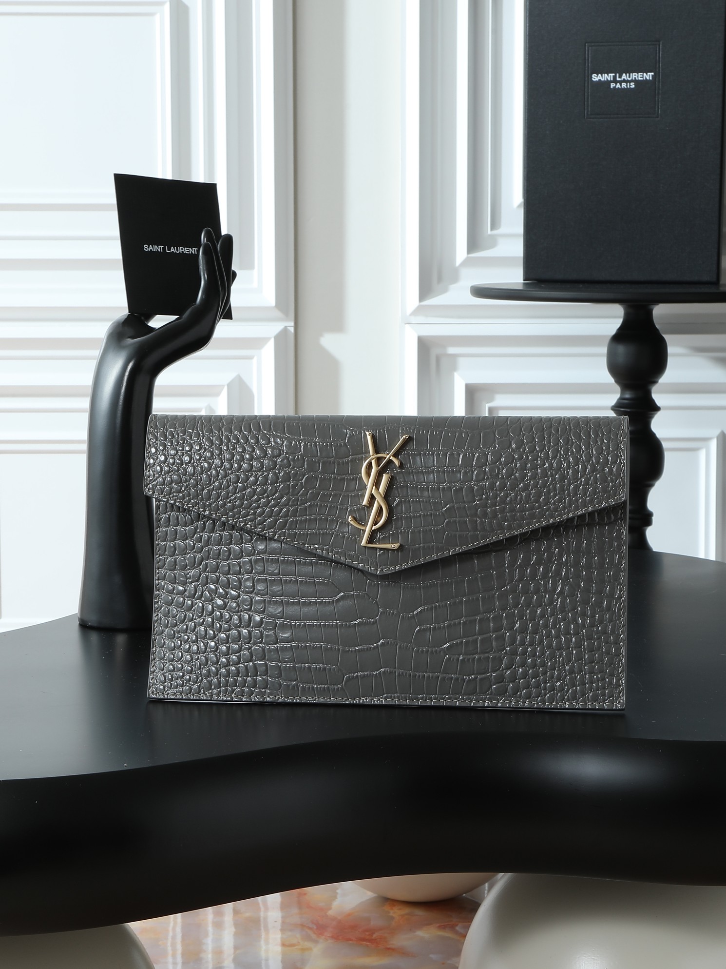 YSL Cassandre Envelope Clutch
