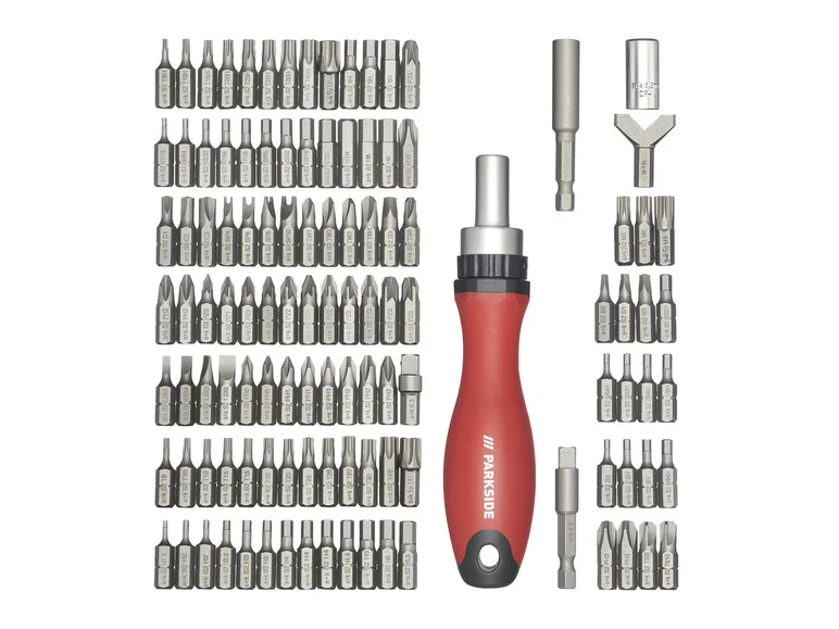 PARKSIDE® Tournevis à cliquet avec set d’embouts