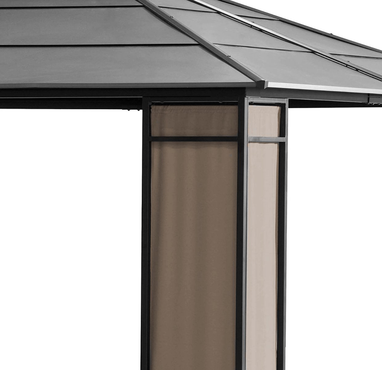 Duty Galvanized Steel Hardtop Wyndham Patio Gazebo with